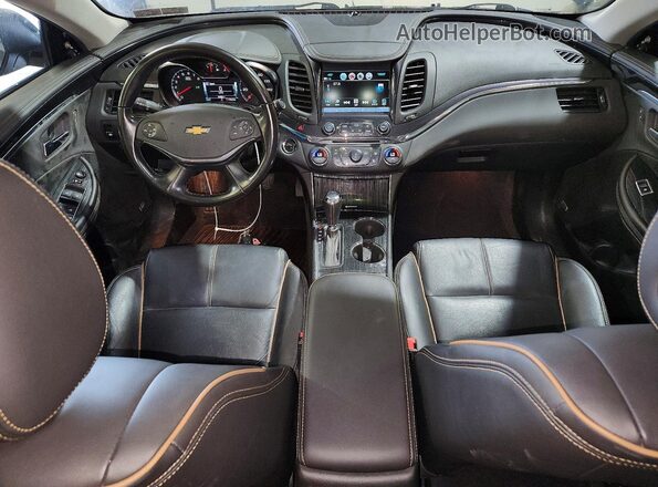 2G1105S32K9112888 2019 CHEVROLET IMPALA Синий Вид панели приборов