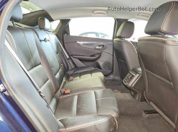 2G1105S32K9112888 2019 CHEVROLET IMPALA Синий Вид задних сидений