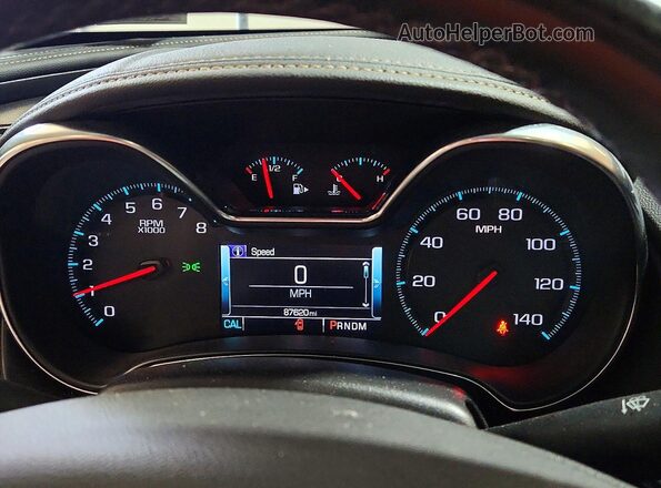 2G1105S32K9112888 2019 CHEVROLET IMPALA Синий Вид щитка приборов
