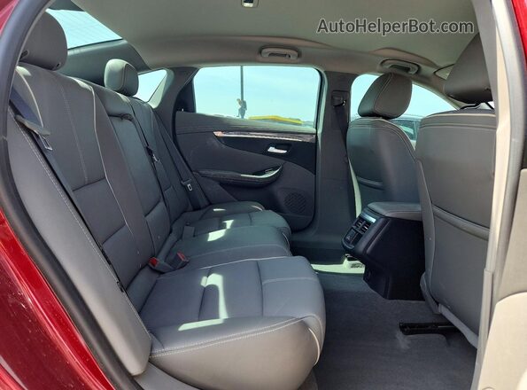 2G1105S32K9144059 2019 CHEVROLET IMPALA Maroon Vista de los asientos traseros