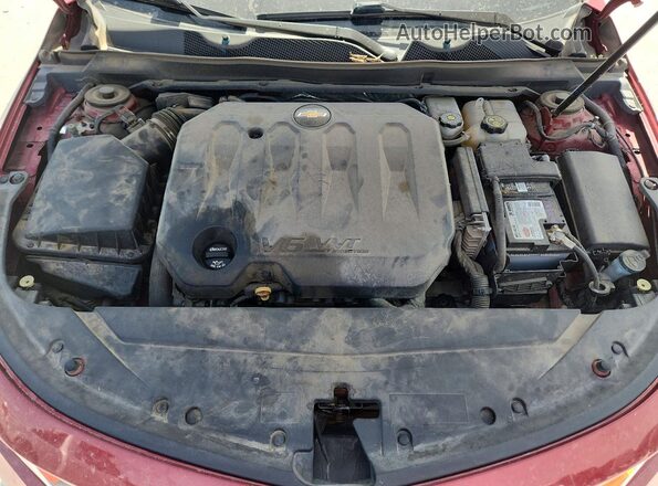 2G1105S32K9144059 2019 CHEVROLET IMPALA Maroon Vista interior trasera
