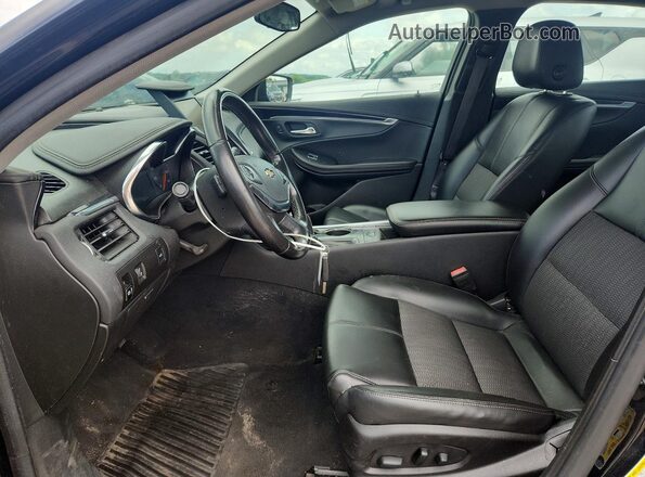 2G1105S33H9105506 2017 CHEVROLET IMPALA Black Вид салону спереду