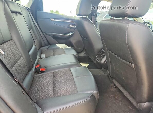 2G1105S33H9105506 2017 CHEVROLET IMPALA Black Вид задніх сидінь
