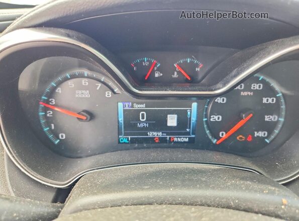 2G1105S33H9123293 2017 CHEVROLET IMPALA Charcoal Instrument cluster view