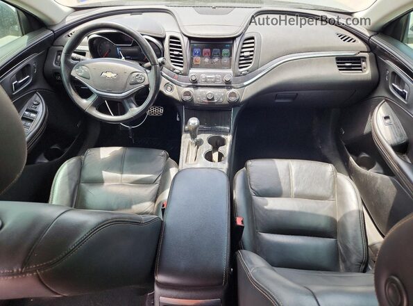 2G1105S33H9123293 2017 CHEVROLET IMPALA Charcoal Dashboard view