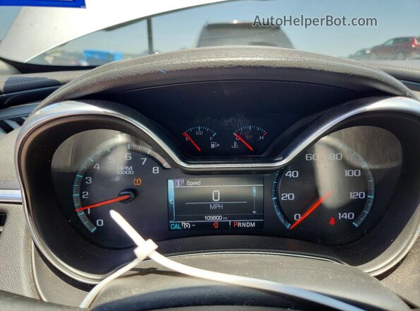 2G1105S33H9127361 2017 CHEVROLET IMPALA Gray Widok zestawu wskaźników