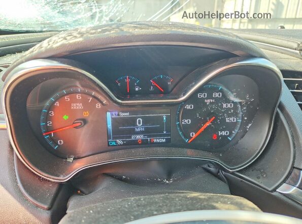 2G1105S33H9147108 2017 CHEVROLET IMPALA Черный Вид щитка приборов