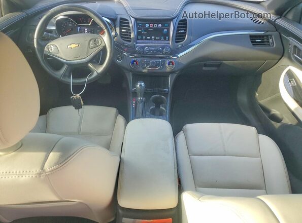 2G1105S33H9188449 2017 CHEVROLET IMPALA Gray Вид панелі приладів