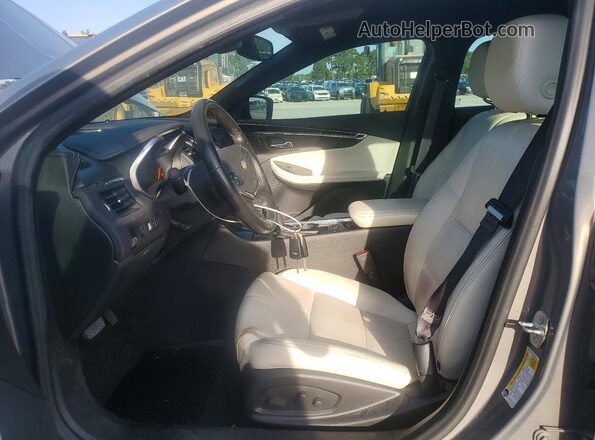 2G1105S33H9188449 2017 CHEVROLET IMPALA Gray Вид салону спереду