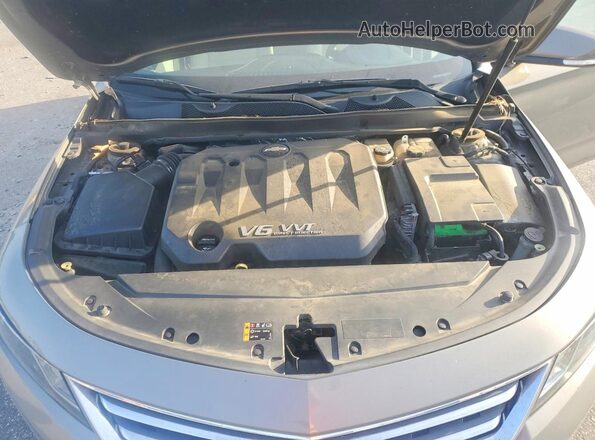 2G1105S33H9188449 2017 CHEVROLET IMPALA Gray Вид задньої частини салону