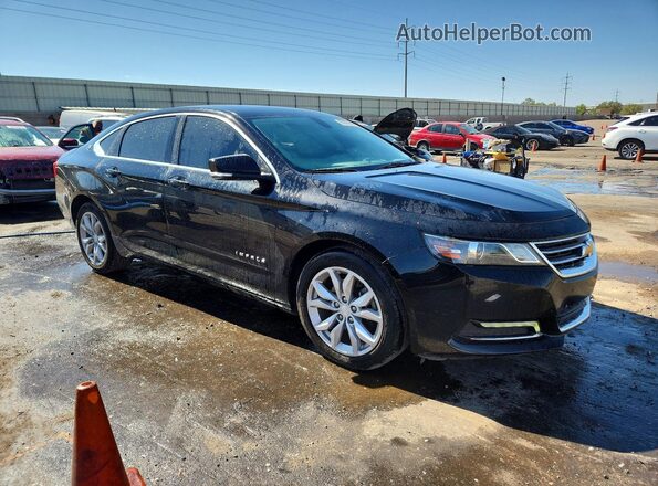 2G1105S33J9125079 2018 CHEVROLET IMPALA Черный Передняя правая четверть
