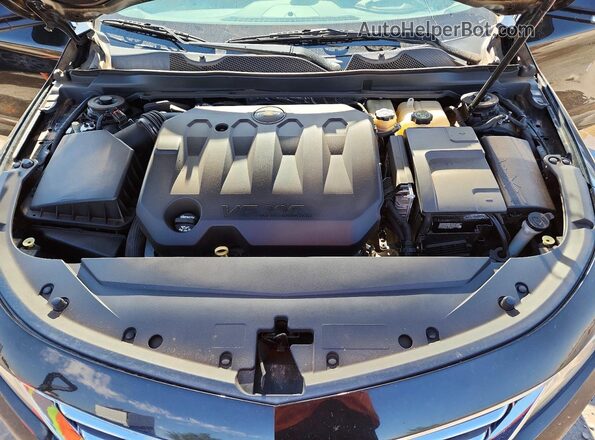 2G1105S33J9125079 2018 CHEVROLET IMPALA Черный Вид задней части салона