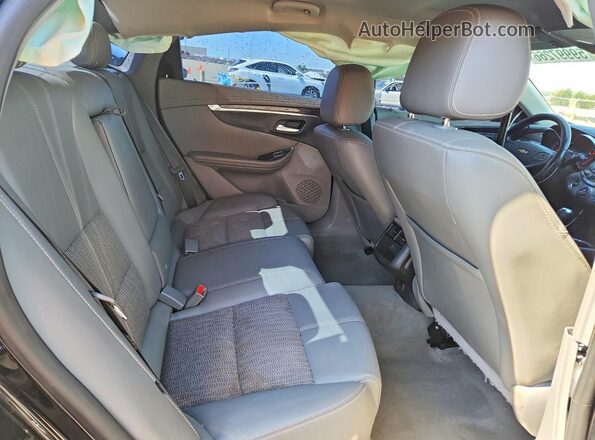 2G1105S33J9125079 2018 CHEVROLET IMPALA Черный Вид задних сидений