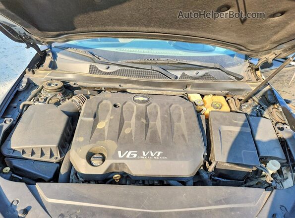 2G1105S34H9117485 2017 CHEVROLET IMPALA Black Вид задньої частини салону