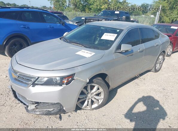 2G1105S34H9160451 2017 CHEVROLET IMPALA Silver Առջևի ձախ երեք քառորդ տեսարան