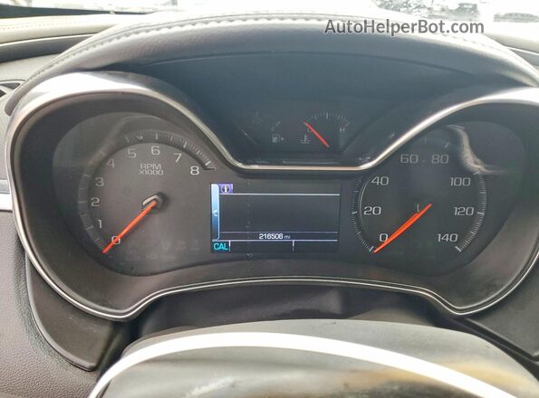 2G1105S34H9175371 2017 CHEVROLET IMPALA Белый Вид щитка приборов