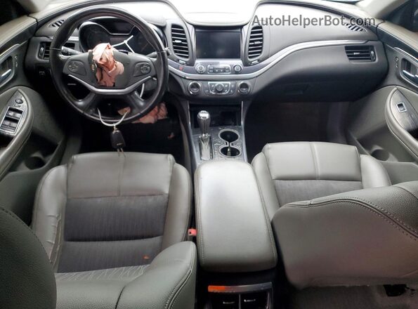 2G1105S34H9175371 2017 CHEVROLET IMPALA Белый Вид панели приборов