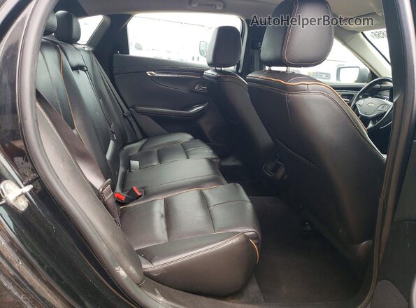 2G1105S34K9131233 2019 CHEVROLET IMPALA Black Widok tylnych siedzeń