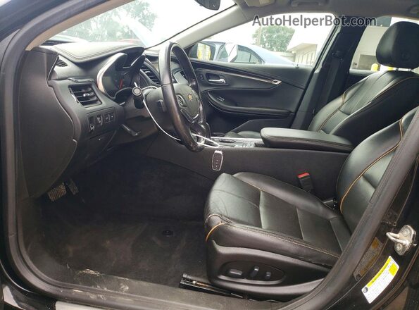 2G1105S34K9131233 2019 CHEVROLET IMPALA Black Widok wnętrza z przodu