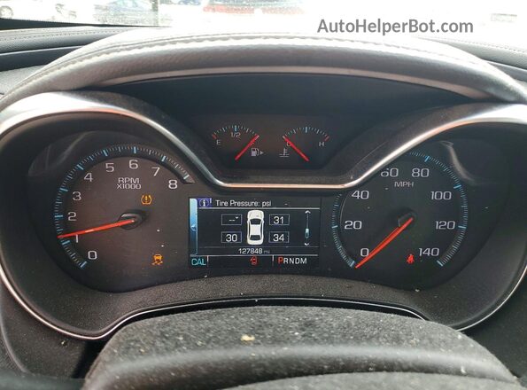 2G1105S35H9155520 2017 CHEVROLET IMPALA Black Vista del cuadro de instrumentos