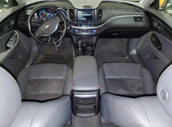 2G1105S35J9119882 2018 CHEVROLET IMPALA Серебряный Вид панели приборов