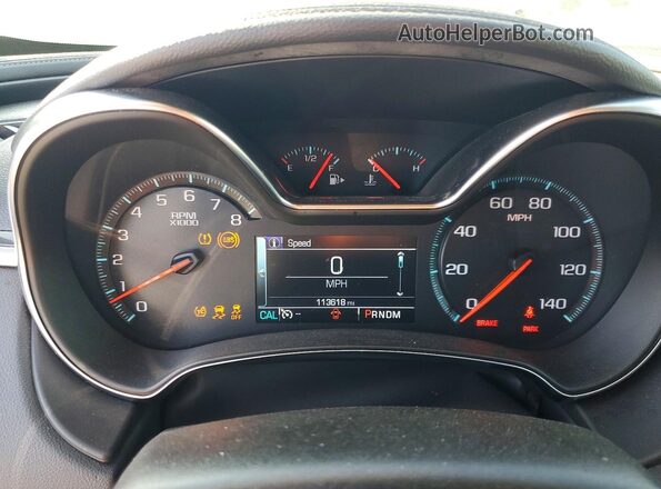 2G1105S35J9128811 2018 CHEVROLET IMPALA Silver Instrument cluster view