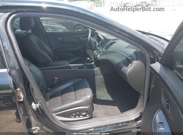 2G1105S35J9178544 2018 CHEVROLET IMPALA Black Вид салону спереду