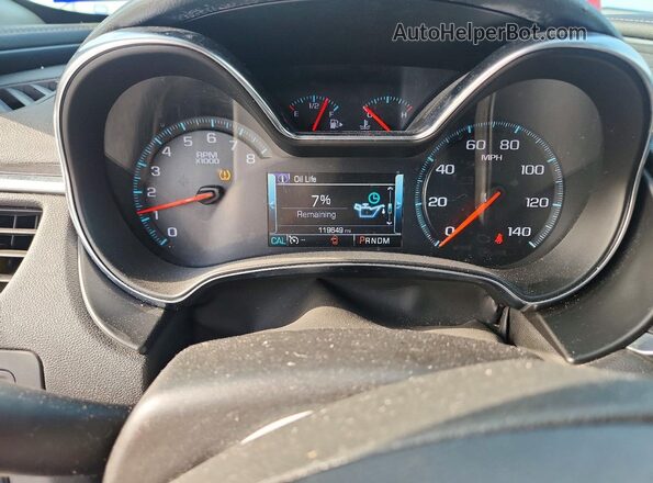 2G1105S35K9124243 2019 CHEVROLET IMPALA Silver Widok zestawu wskaźników