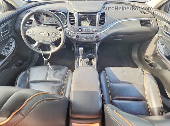 2G1105S35K9124243 2019 CHEVROLET IMPALA Silver Widok deski rozdzielczej