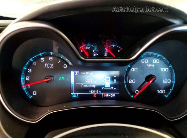 2G1105S35K9136103 2019 CHEVROLET IMPALA Black Вид щитка приладів