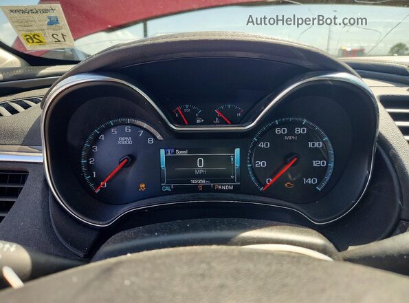 2G1105S35L9103720 2020 CHEVROLET IMPALA Red Սարքավորումների վահանակի տեսք