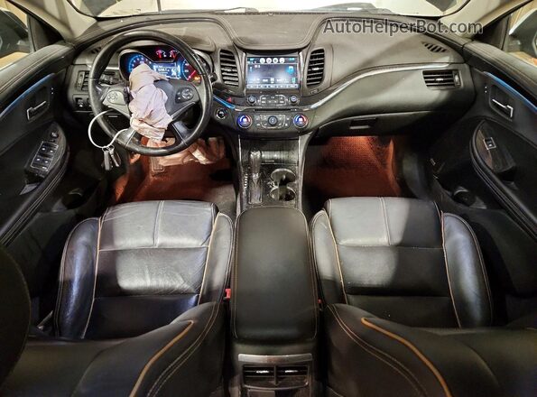 2G1105S35L9104334 2020 CHEVROLET IMPALA Black წინა პანელის ხედი