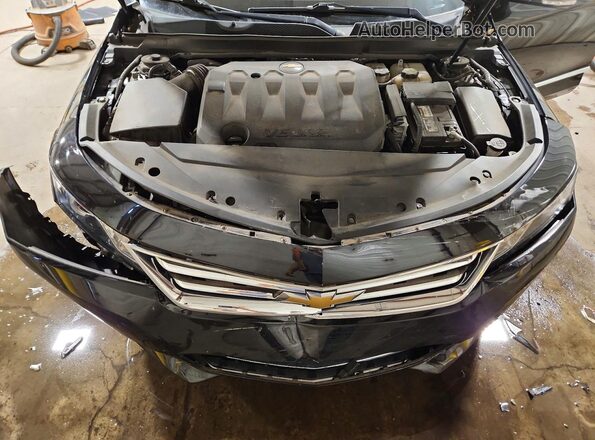 2G1105S35L9104334 2020 CHEVROLET IMPALA Black უკანა სალონის ხედი