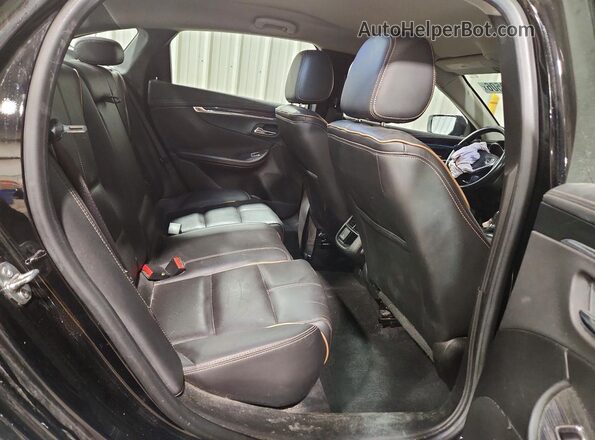 2G1105S35L9104334 2020 CHEVROLET IMPALA Black უკანა სავარძლების ხედი