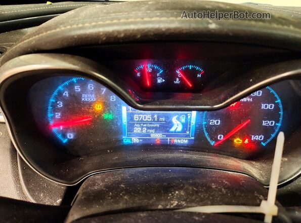 2G1105S35L9104334 2020 CHEVROLET IMPALA Black ხელსაწყოთა პანელის ხედი