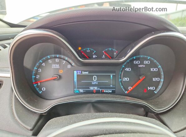 2G1105S36J9138991 2018 CHEVROLET IMPALA Silver Vista del cuadro de instrumentos