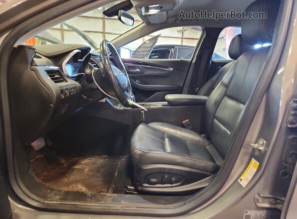 2G1105S36J9176673 2018 CHEVROLET IMPALA Gray Vista interior delantera