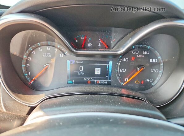 2G1105S36K9138880 2019 CHEVROLET IMPALA Black ხელსაწყოთა პანელის ხედი