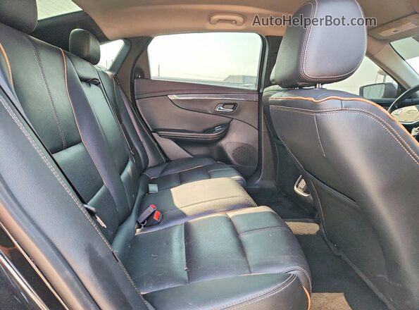2G1105S36K9138880 2019 CHEVROLET IMPALA Black უკანა სავარძლების ხედი