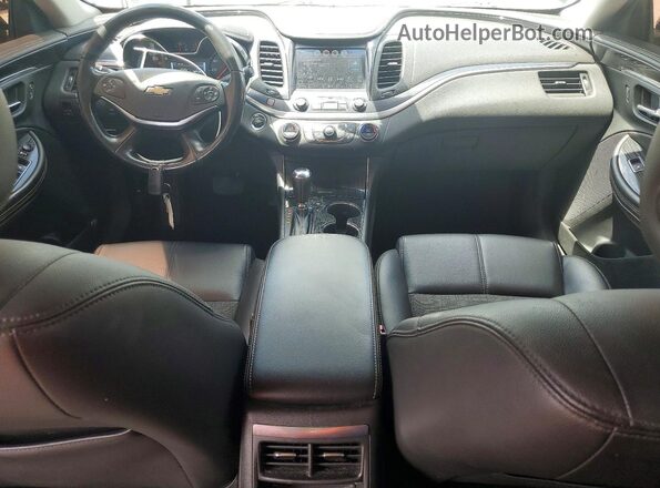 2G1105S37J9140183 2018 CHEVROLET IMPALA Серый Вид панели приборов