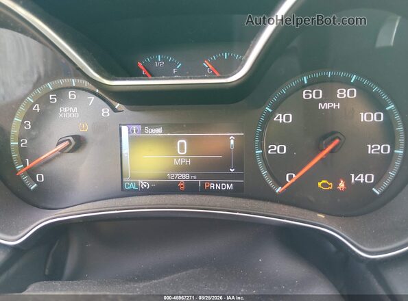 2G1105S37J9174463 2018 CHEVROLET IMPALA Black უკანა სავარძლების ხედი