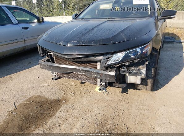 2G1105S37J9174463 2018 CHEVROLET IMPALA Black წინა ხედი