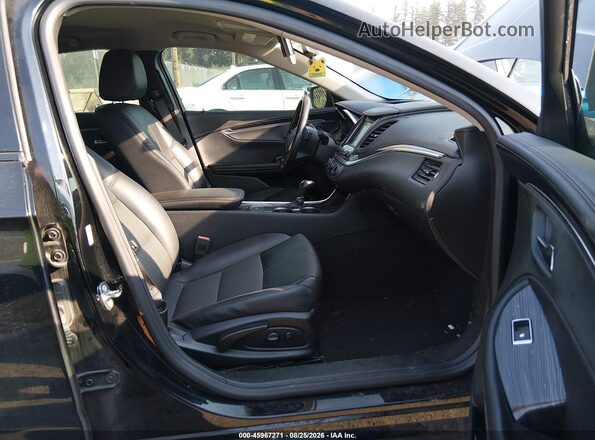 2G1105S37J9174463 2018 CHEVROLET IMPALA Black წინა სალონის ხედი