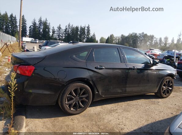 2G1105S37J9174463 2018 CHEVROLET IMPALA Black უკანა სალონის ხედი
