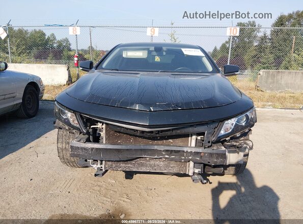2G1105S37J9174463 2018 CHEVROLET IMPALA Black ხელსაწყოთა პანელის ხედი