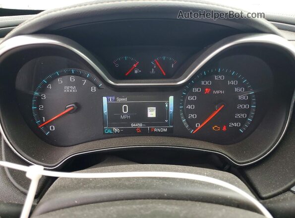 2G1105S37K9108481 2019 CHEVROLET IMPALA Silver Սարքավորումների վահանակի տեսք