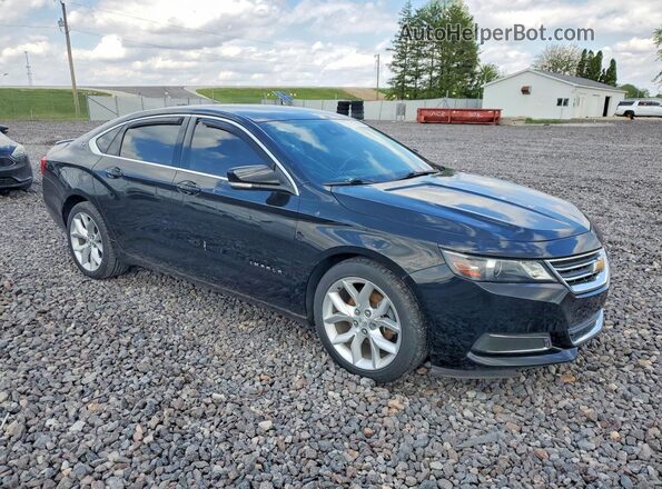 2G1105S38H9104626 2017 CHEVROLET IMPALA Black Delantero derecho