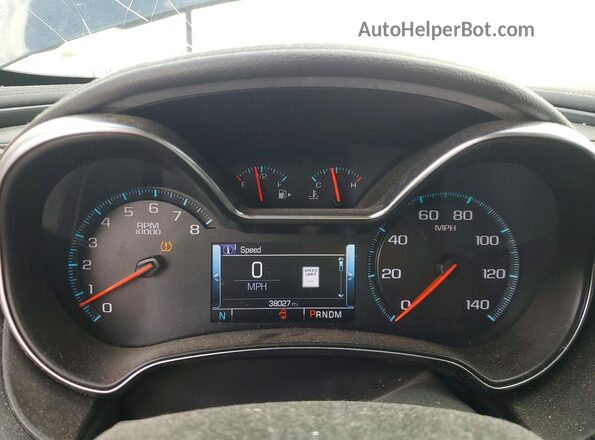 2G1105S38H9104626 2017 CHEVROLET IMPALA Black Vista del cuadro de instrumentos