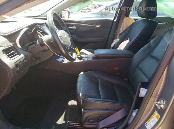 2G1105S38H9179813 2017 CHEVROLET IMPALA Gray წინა სალონის ხედი