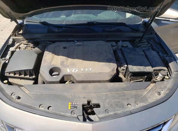 2G1105S38H9179813 2017 CHEVROLET IMPALA Gray უკანა სალონის ხედი
